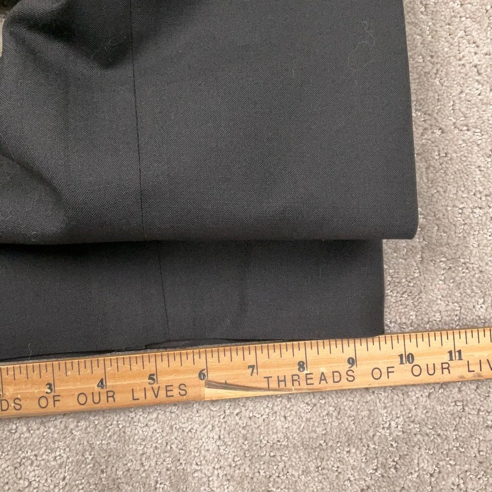Brooks Brothers Suit Mens 45R Black Tuxedo Peak Satin Formal Wedding USA VTG USA